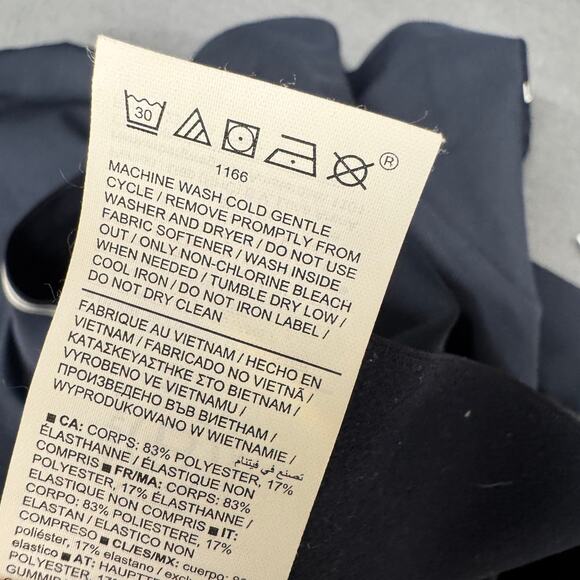 Athleta Skort Womens Large Navy Blue Ace Advantage Tipped Activewear Golf Tennis - Picture 7 of 9